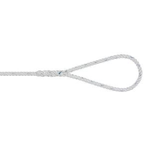 Liros Polyester 3-slet 10mm hvid 10m fortjning