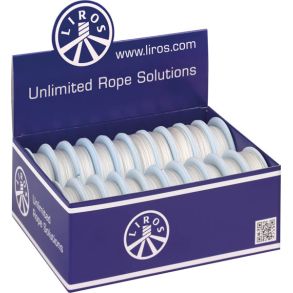 Liros Taklegarn 1,2mm hvid vokset 30 m