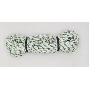 Liros LSP-32 fald m/svirve  8mm x 30 mtr hvid/grn