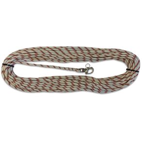 Liros fald m/svirvelhage 8mm x 30 mtr  hvid/rd