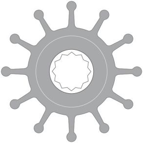 Johnson Impeller 09-1027B Nitril 57,1mm