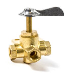 Sierra 3 way 1/4 FNPT Valve w/Detent