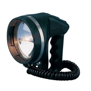 Aquasignal Sgelygte Sort 12V/50W halogen