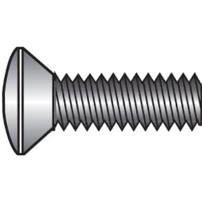 Maskinskrue rustfri m/lige krv (linsehoved) M6x70