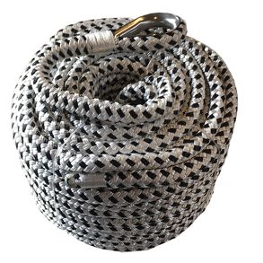 Liros Marstrand 10 mm hvid-sort 30 m ankerline