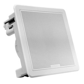 Fusion Flush Hjttalerst 7.7 firkantet Hvid