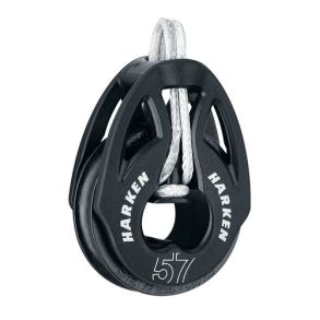 Harken T2 Blok 57 mm enkelt m. LOOP