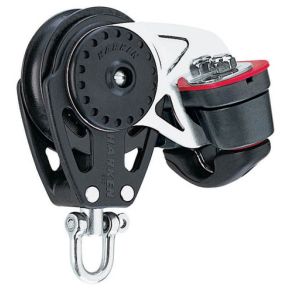 Harken Carbo Blok 57 mm enkelt, svirvel, Cam-Matic