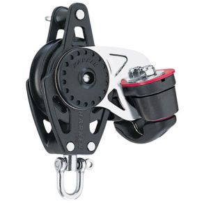 Harken Carbo Blok 57 mm enkelt, svirvel, hunsvot,