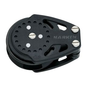 Harken Carbo Ratchamatic Blok 57 mm enkelt, skildp
