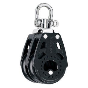 Harken Carbo Blok 40 mm dobbelt, svirvel