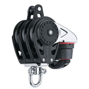 Harken Carbo Blok 75 mm tripel, svirvel, hunsvot,