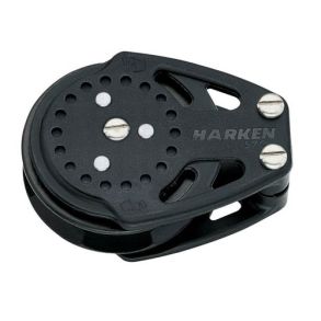 Harken Carbo Ratchamatic Blok 75 mm enkelt, skildp