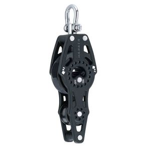 Harken Carbo Ratchet Blok 75 mm enkelt, hunsvot, v