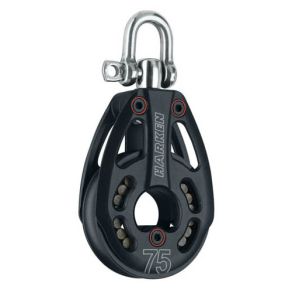 Harken Black Magic Air blok 75mm   enkelt low/load