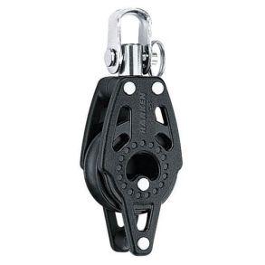 Harken Carbo Blok 29 mm enkelt, svirvel, hunsvot