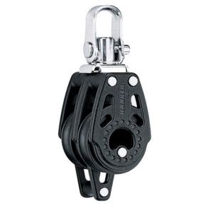 Harken Carbo Blok 29 mm dobbelt, svirvel, hunsvot