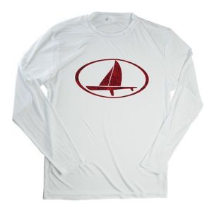 Harken Long Sleeve T-Shirt - Oval on White M