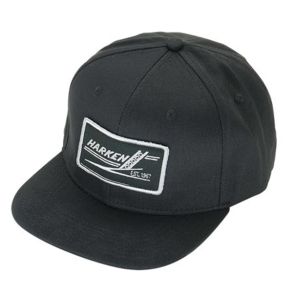 Harken Harken Baseball Cap-Flat Brim Black 