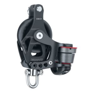 Harken Element blok 60 mm enkelt m. svirvel, Cam-C