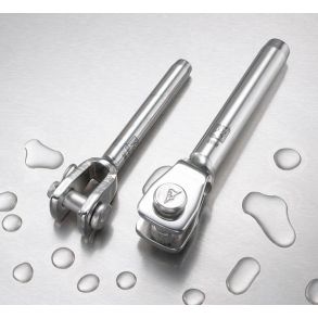 OS Gaffelterminal 4mm. 5.0mm bolt