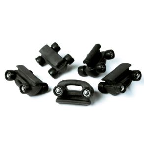 Rutgerson Slde til webbing 11 mm med store hjul