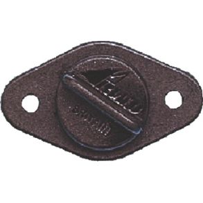 RWO Bundprop gevind 22mm Sort 2stk