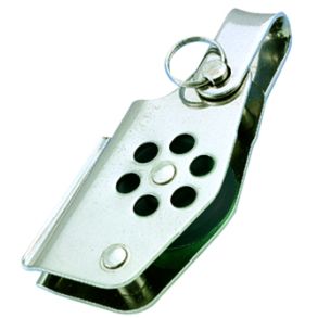 Wichard 24  mm RF enkeltblok m. cleat sjkel og hv