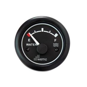 Wema Vand instrument Sort 0-190 ohm