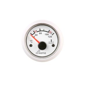 Wema Vandtemp. instrument Hvidt