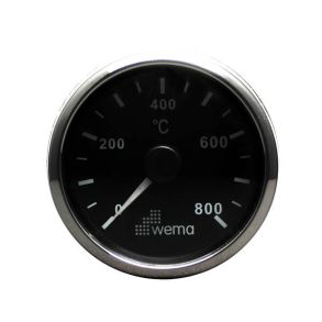 Wema Udstdningstemp. instr. Sort RF