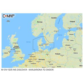C-map Y205 Discover, Danmark til Lowrance, Simrad & B&G