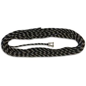 Liros fald m/nglesjkel 10mm x 40 mtr sort/hvid