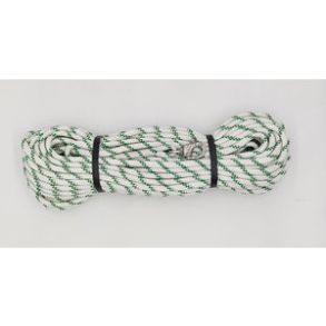 Liros fald m/svirvelhage 12mm x 45 mtr  hvid/grn