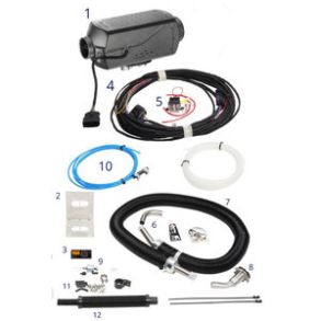 Eberspächer Marine Airtronic D2L, S3,12 volt kompl