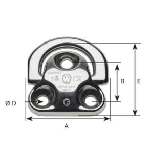 Wichard Pad eye 6 mm - PPE