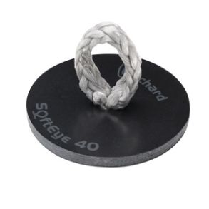 Wichard Stick-On Padeye 40 - Sort