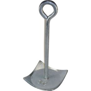 Tallerkenanker 5kg galvanisert stl