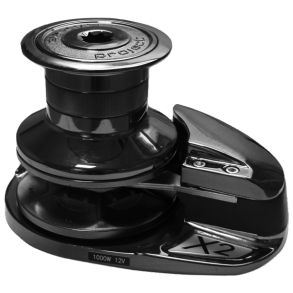 Lofrans X2 sort ankerspil 12V 1000W hj DIN766 kde 10mm