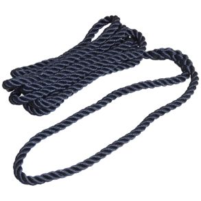 Robline fortjningstov 3 slet navy, 10mm x 10m