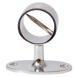 Gelnderholder til tov forkromeret messing