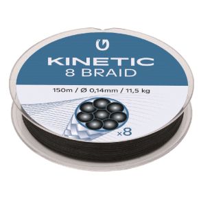 Kinetic Cyber Braid 8, 150m 0,26mm/20,6kg