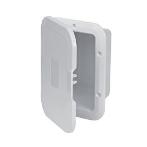 Indbygningsboks med luge, 245x175 mm