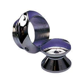 Stor trykls med ring forkromet messing til dr 13mm