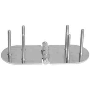 Roca hngsel 60x160mm fast M6 skruer AISI 316