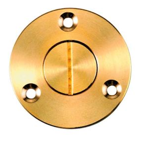 Lnseprop messing udvendig 55mm, ind. : 19mm, hul : 23mm