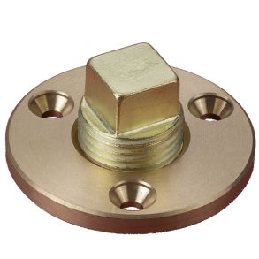 Lnseprop messing udvendig 55mm, indvendig : 19mm