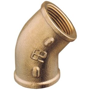 Guidi slangestudse 45° indv. gevind messing 2