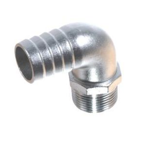 1852 Slangestuds 90° udv. gevind, 1 1/4 x 38mm