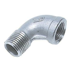 1852 Bjning 90° ind/udv gevind RF stl, 1